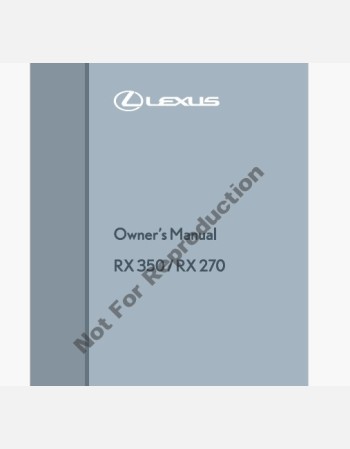 lexus rx 2013-2014 owners manual in english